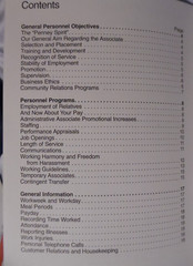 JCPenney Associate Handbook, Rev 1997 NEW 32 Pages MF