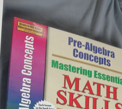 Homeschool / Math Skills Books lot of 3 Grade 4-5 + Middle / High school