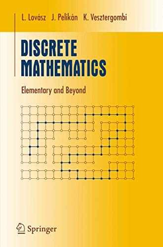 Discrete Mathematics: Elementary and – Paperback, by Lovasz L. – Very Good