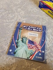 Abeka 1 My America/My World Student Reader Text 2015 5th ed. History Geography