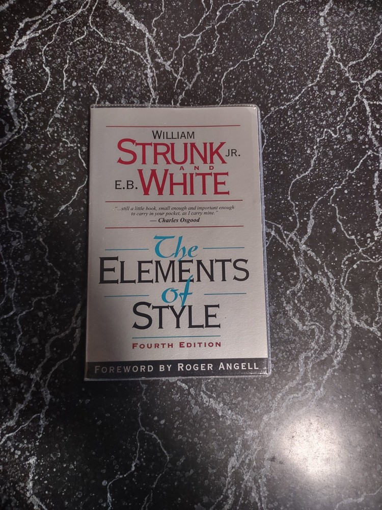 The Elements of Style, Fourth Edition