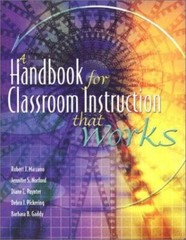 A Handbook for Classroom Instruction That Works – paperback, 087120522X
