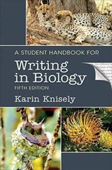A Student Handbook for Writing in Biology – Paperback – VERY GOOD