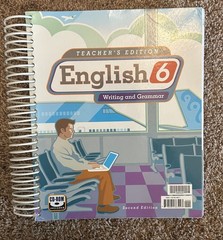 BJU Press English 6 Writing and Grammar Teacher’s Edition 2nd Edition with CD