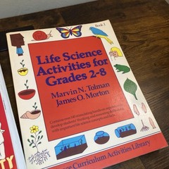 Science Starters and Life Science Activities Grade 2-8 Teaching Materials Books