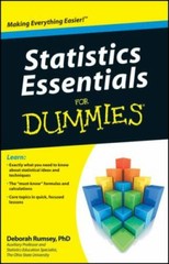 Statistics Essentials For Dummies by Rumsey, Deborah J.