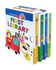 Teaching Tots First Library (4 Book Set) – Childrens Board Book – Educationa…