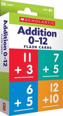 Flash Cards: Addition 0 – 12 Medium