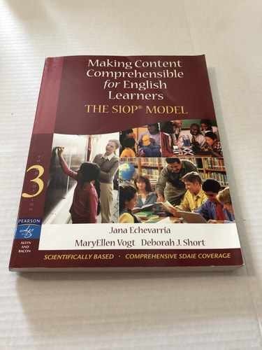 Making Content Comprehensible – Paperback, by Jana Echevarria.; Vogt – Very Good