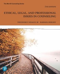 Ethical, Legal, and Professional – Paperback, by Remley Jr. Theodore; – New h