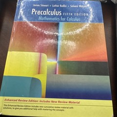Precalculus Mathematics For Calculus 5th Ed Stewart Brooks/Cole Hardcover