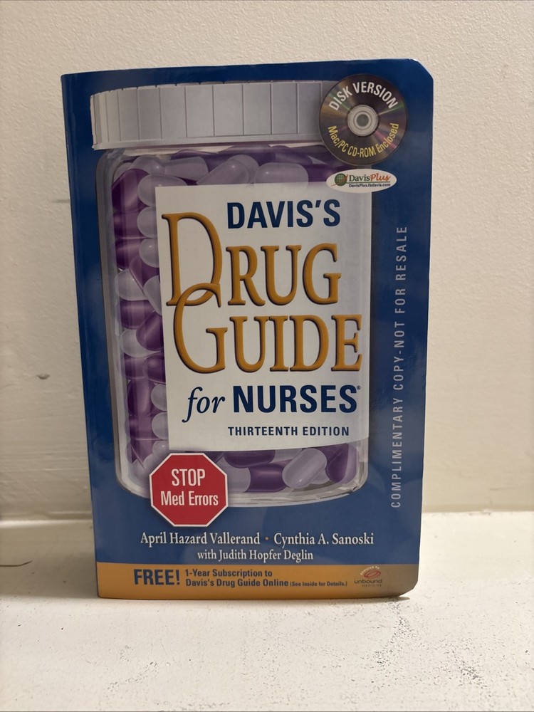 Davis’s Drug Guide for Nurses by April Hazard Vallerand, Judith Hopfer Deglin…