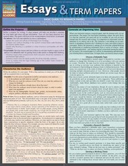 Essays & Term Papers: a QuickStudy Laminated- 9781423222880, pamphlet, BarCharts