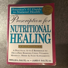 Prescription for Nutritional Healing 3rd Edition Balch & Balch PREOWNED
