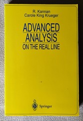 Advanced Analysis on the Real Line by Carole K. Krueger and 1 more.