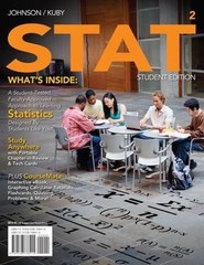 Available Titles Aplia: STAT by Robert R. Johnson and Patricia J. Kuby (2011,…