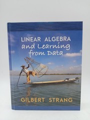 Linear Algebra And Learning From Data By Gilbert Strang Hardcover Textbook