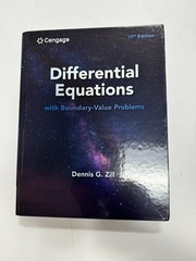 Differential Equations with – Hardcover, by Zill Dennis – Very Good (New)