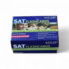 Kaplan Test Prep SAT Flashcards by Kaplan (2011, Cards,Flash Cards) NWOT 4th Ed