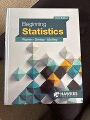 Beginning Statistics 3e Textbook by Hawkes Learning (Trade Paperback)