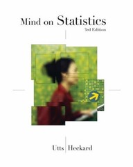 Mind on Statistics Hardcover Robert F., Utts, Jessica M. Heckard