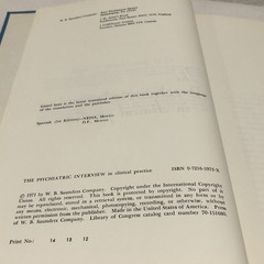 The Psychiatric Interview In Clinical Practice – MacKinnon and Michels – 1971 HC