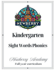 Kindergarten Sight Words Phonics Full year Lessons Workbook
