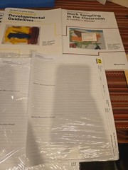 Pearson Work Sampling System Preschool 3-4 Classroom Kit Product 1428413170