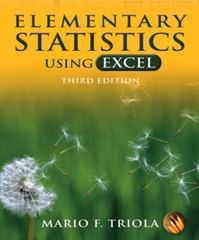 Elementary Statistics Using Excel by Mario F. Triola