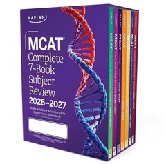MCAT Complete 7-Book Subject Review 2026-2027, Set Includes Books, Online Prep,