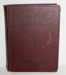 Gregg Shorthand Book, Anniversary Edition, 1940s