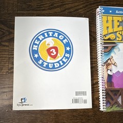 BJU Press Heritage Studies 3 Textbook 3rd Ed Activity Manual Answer Key 2014
