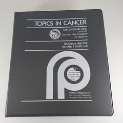 Topics In Cancer Richard Silver 1978 CME Category One NY Academy Of Medicine