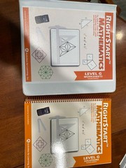 New! RightStart Math Level G Worksheets and solutions