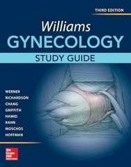 Williams Gynecology, Study – Paperback, by Werner Claudia L.; – Acceptable n