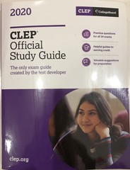 CLEP Official Study Guide 2020 – Paperback – Very Good