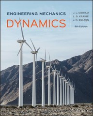 Engineering Mechanics: Dynamics – Ring-bound By Meriam – GOOD