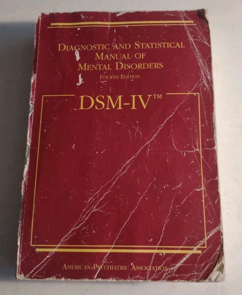 Diagnostic & Statistical Paperback Book by American Psychiatric Association.