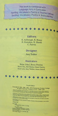A Beka Spelling Vocabulary & Poetry 4 Fourth Edition Student Workbook Homeschool