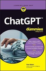 ChatGPT For Dummies (For Dummies – Paperback, by Baker Pam – Very Good