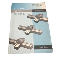 Attacking Faulty Reasoning Fourth Edition Damer PB Good/Few Marks*
