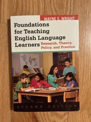 Foundations for Teaching English Language Learners
