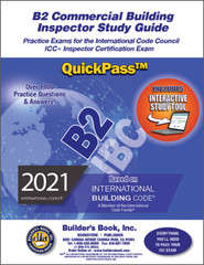 B2 Commercial Building Inspector QuickPass Study Guide Based On 2021 IBC