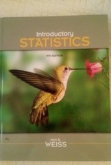 Introductory Statistics, Neil A. Weiss, Good Book New With Disc