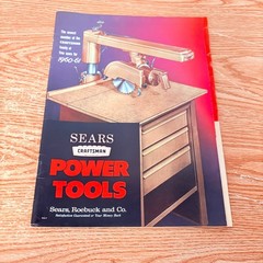 Vintage Sears Craftsman 1960-1961 Power Tools Catalog, 65 pages