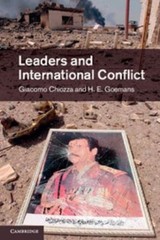 Leaders and International Conflict Paperback Giacomo, Goemans, H.