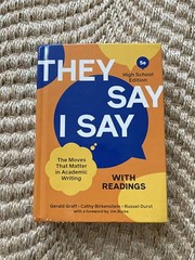 They Say I Say 5th edition – GOOD