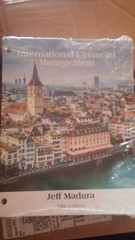 International Financial Management [Hardcover] Madura, Jeff