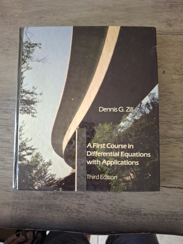 A first course in differential equations with applications, Zill, Dennis G