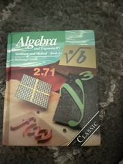 Algebra And Trigonometry Structure And Method Book 2 Mcdougal Littell